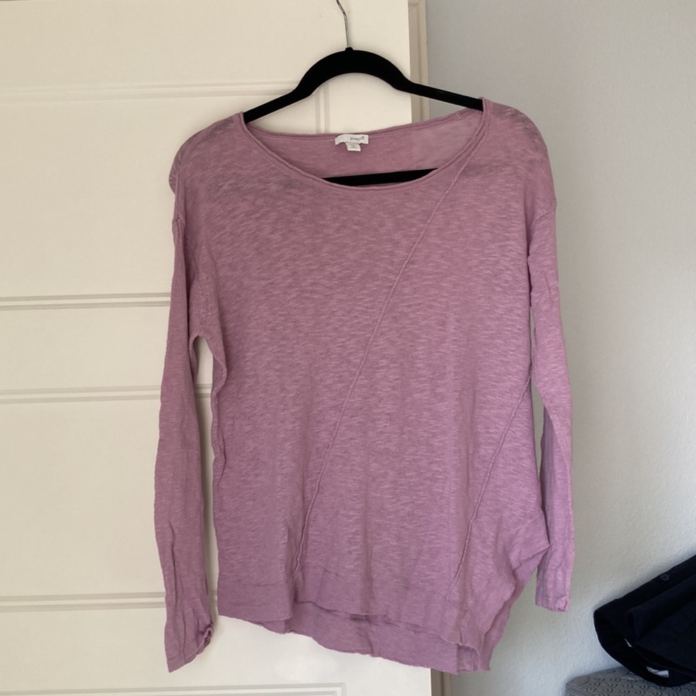 JJill purejill cotton linen sweater